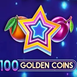 100 Golden Coins online game logo by Amusnet Interactive on posidokazino.com