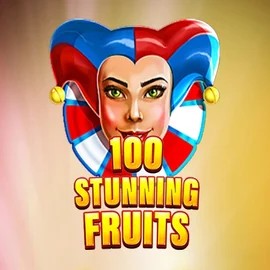 100 Stunning Fruits slot logo by SYNOT Games at Posido Casino