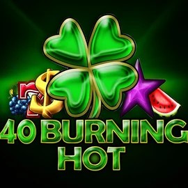 40 Burning Hot by Amusnet Interactive, showcased at posidokazino.com – game logo