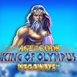 Age Of The Gods: King of Olympus Megaways slot logo by Origins at Posido Casino