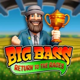 Big Bass Return to the Races logo – Slots by Pragmatic Play at Posido Casino
