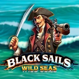 Black Sails Wild Seas online game logo by Infinity Dragon Studios on posidokazino.com
