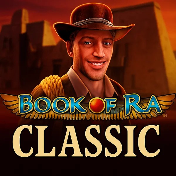 Book of Ra Classic slot visual from Novomatic available on posidokazino.com