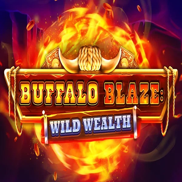 Buffalo Blaze Wild Wealth logo by OctoPlay Posido Casino