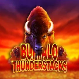 Buffalo Thunderstacks logo by Amatic Industries at Posido Casino