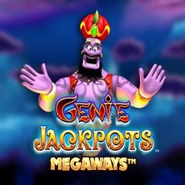 Genie Jackpots Megaways online game logo by Blueprint Gaming on posidokazino.com