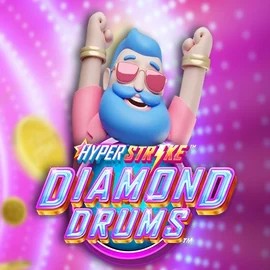 Hyper Strike Diamond Drums logo by Gameburger Studios Posido Casino