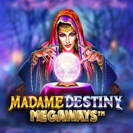 Madame Destiny Megaways casino game by Pragmatic Play – featured logo at Posido Casino