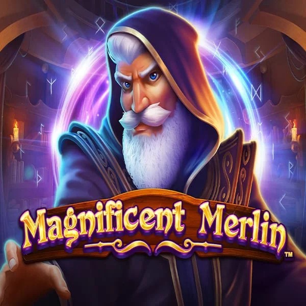 Magnificent Merlin slot icon by Greentube, available at Posido Casino