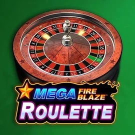 Mega Fire Blaze Roulette online game logo by Playtech on posidokazino.com