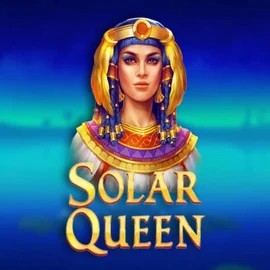 Solar Queen slot logo by Playson at Posido Casino