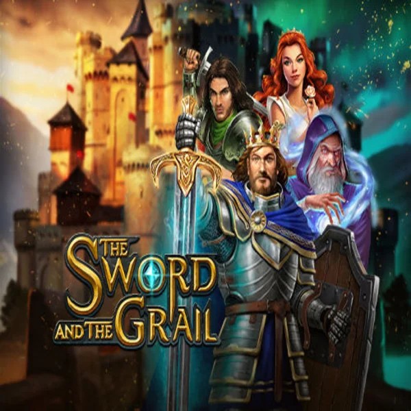 The Sword and the Grail slot logo by Play’n GO at Posido Casino