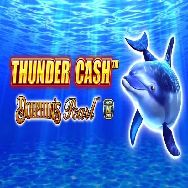 Official Slots logo: Thunder Cash Dolphins Pearl by Novomatic at Posido Casino